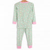 Garden Party Bamboo Pajama Set, Green