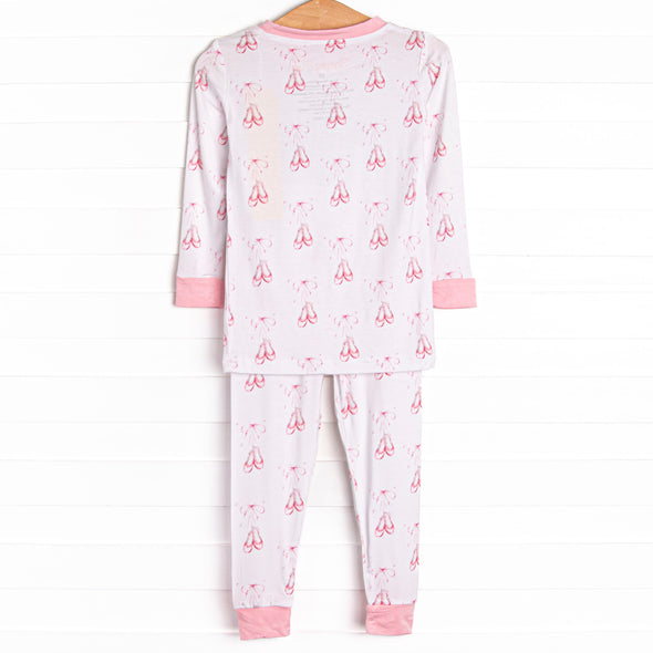 Sweet Slippers Bamboo Pajama Set, Pink