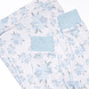 You Had Me at Hydrangea Bamboo Pajama Set, Blue