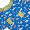 Roam and Roar Bamboo Pajama Set, Blue