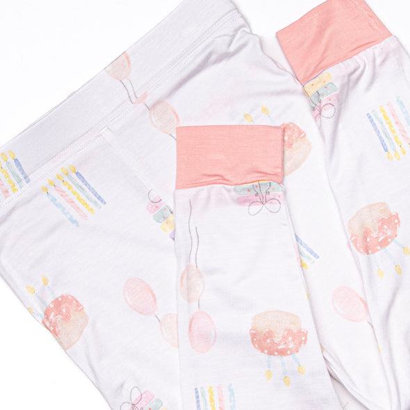 You're Invited Bamboo Pajama Set, Pink