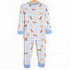 Walk in the Park Bamboo Pajama Set, Blue