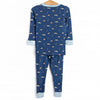 Migrating Mallards Bamboo Pajama Set, Navy