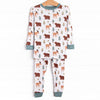 Bear-y Sleepy Bamboo Pajama Set, Green