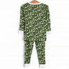 Fall Asleep Forest Bamboo Pajama Set, Green