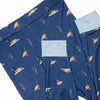 Migrating Mallards Bamboo Pajama Set, Navy