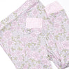 Gingham Gardenias Bamboo Pajama Set, Pink