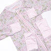 Gingham Gardenias Bamboo Zippy Pajama, Pink