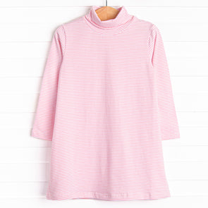 Reagan Dress, Pink Stripe