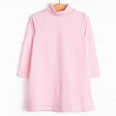 Reagan Dress, Pink Stripe