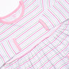 Raspberry Stripes Dress, Pink