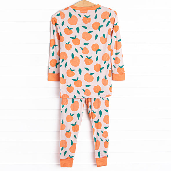 Perfectly Peachy Bamboo Pajama Set, Orange