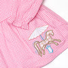 Mare-Go-Round Applique Bloomer Set, Pink