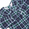 Campbell Long Sleeve Bubble, Navy Plaid