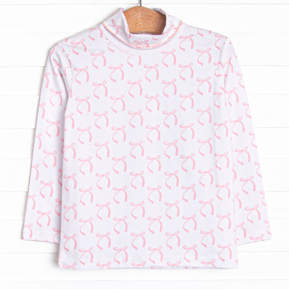 Brooklyn Bows Turtleneck, Pink