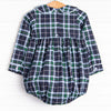 Campbell Long Sleeve Bubble, Navy Plaid