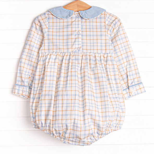 Perfect Day Plaid Bubble, Blue