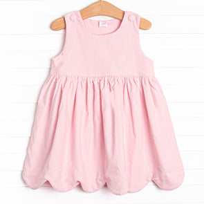 Elizabeth Dress, Pink Corduroy