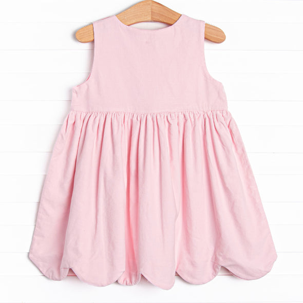 Elizabeth Dress, Pink Corduroy