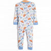 Wild Wild West Bamboo Pajama Set, Blue