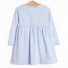 In the Patch Applique Pocket Dress, Blue