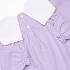 Heart's Desire Embroidered Dress, Purple