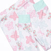 Butterfly Buzz Bamboo Pajama Set, Aqua