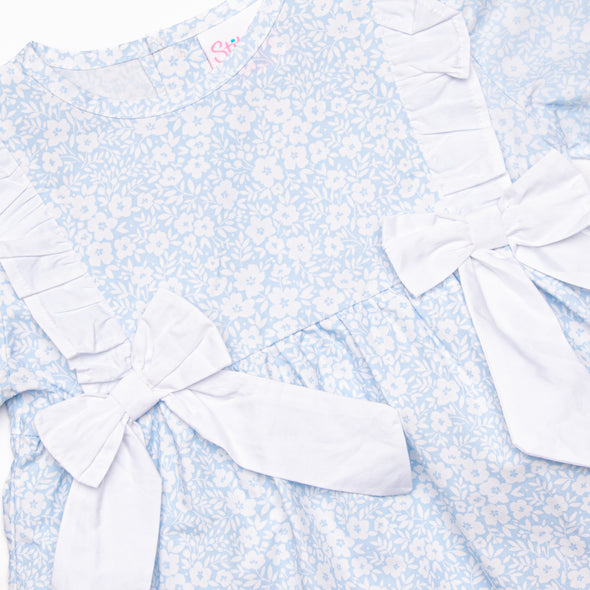 Delia Diaper Set, Blue