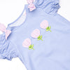 Blooming Love Applique Bubble, Blue