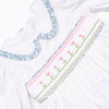 Growing Fonder Smocked Dress, White