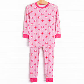 Stuck on You Bamboo Pajama Set, Pink