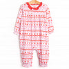 Dearest Decorations Romper, Red