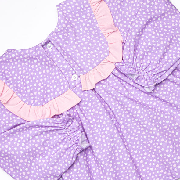 Lavender Longing Diaper Set, Purple