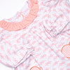 Romance and Ribbons Applique Diaper Set, Pink