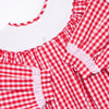 Romance and Ribbons Smocked Bishop Dress, Red