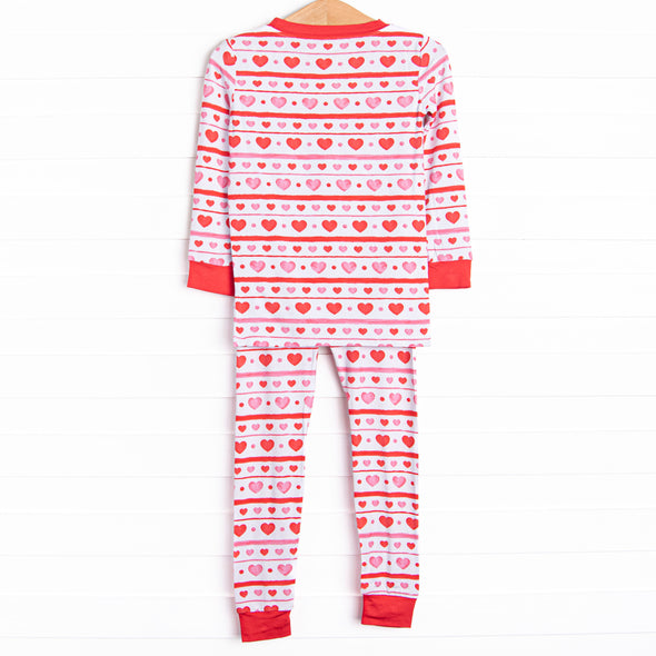 Dearest Decorations Bamboo Pajama Set, Red