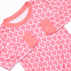 Heart Beats For You Bamboo Pajama Set, Pink