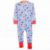 Pal-entine Park Day Bamboo Zippy Pajama, Blue