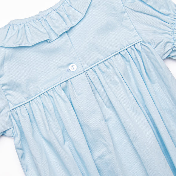 Bud and Bloom Smocked Dress, Blue