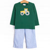 Harvest Hauler Applique Pant Set, Green