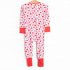 Bubbly Hearts Bamboo Zippy Pajama, Pink