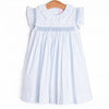 Day of Hope Smocked Dress, Blue