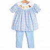 Pride Land Pals Smocked Legging Set, Blue