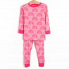 Raspberry Rays Bamboo Pajama Set, Pink