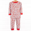 Bound to Bloom Bamboo Pajama Set, Red