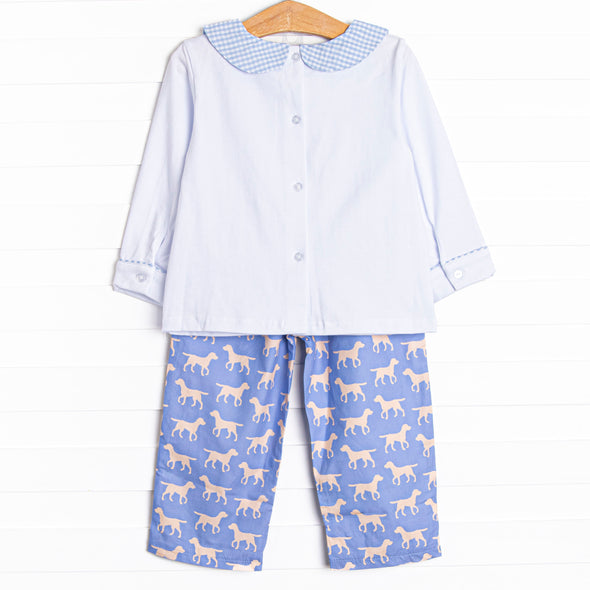 Caring Companion Pant Set, Blue