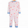 Swan Lake Swims Bamboo Pajama Set, Pink