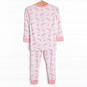 Plies and Pirouettes Bamboo Pajama Set, Pink