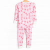 Hypnotic Hearts Bamboo Pajama Set, Pink