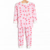 Hypnotic Hearts Bamboo Pajama Set, Pink